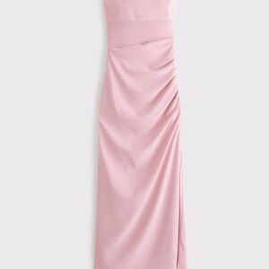 Abercrombie Sheer Draped Maxi Dress petite